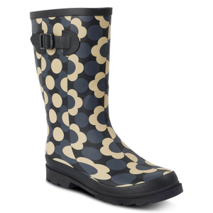 Regatta Womens Orla Kiely Quarter Adjustable Wellies - 7 UK / Frilly Flower Mono