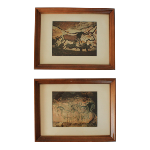 Vintage Framed Horse Prints - A Pair