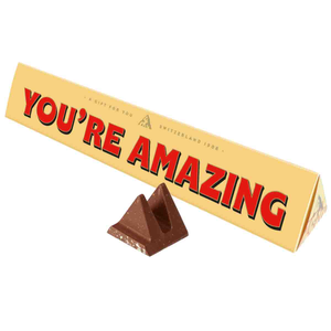 Toblerone "You're Amazing" Chocolate Bar 100g