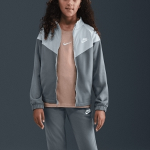 Nike Dri-FIT Tuta Bambini - Light Smoke Grey/White
