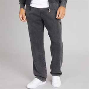 Avant Garde Mens Caster Straight Leg Joggers Washed Black