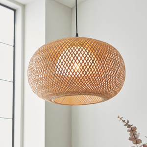 Endon Bali Rattan Twine Globe Pendant