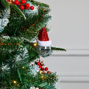 Festive Disco Ball Tree Decoration 2 Pack