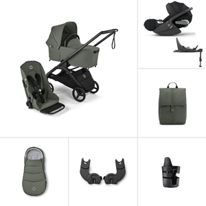 Bugaboo Dragonfly Cloud T Ultimate Bundle - Black/Forest Green