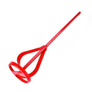 TIMCO Paint Mixer, Paint and Plaster Mixing Paddle for Drill, Red - 400 x 80mm | 673147