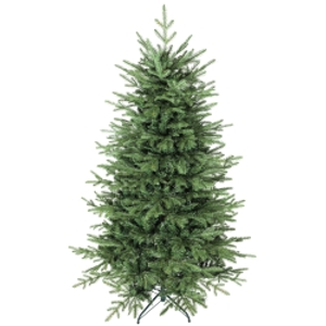 HOMCOM Árbol de Navidad Artificial 180 cm con 1794 Ramas y Soporte Metálico Plegable Fácil Montaje para Salón Interior Verde