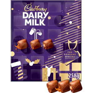 Secret Santa Dairy Milk Chocolate Chunk Advent Calendar 258g