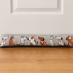 Dogs Orange Draught Excluder