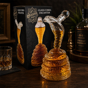 Glass Cobra Decanter