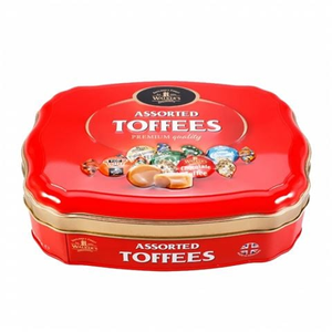 Walkers - Nonsuch Assorted Toffees & Chocolate Eclairs w/Red Tin 250g