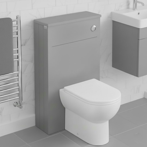 Bayswater Plummett Grey WC Toilet Unit 550mm Wide