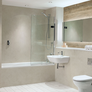 Nuance Postformed Wall Panel 2420mm H X 1200mm W Alabaster - Quarry