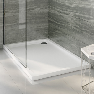 Delphi AquaStone Rectangular Shower Tray 1000mm x 700mm