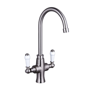 Delphi Buckworth Kitchen Sink Mixer Tap - Brushed Nickel