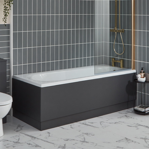 Verona Caymen Single Ended Rectangular Acrylic Bath 1700mm x 750mm