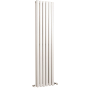 Hudson Reed Revive Double Designer Vertical Radiator 1800mm H x 354mm W - High Gloss White