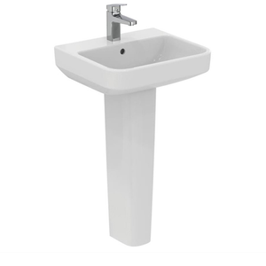 Ideal Standard I.Life B Basin and Full Pedestal 500mm Wide - 1 Tap Hole