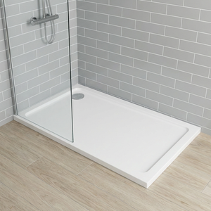 Prestige Foundation Stone Resin Rectangular Shower Tray 900mm x 700mm