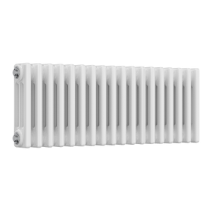 MaxHeat Evesham White 3-Column Horizontal Radiator 300mm (H) x 830mm (W)