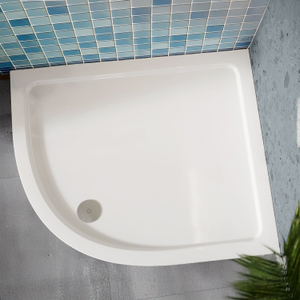 MX Elements Offset Quadrant Shower Tray 900mm x 760mm Left Handed (inc Waste)