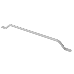 Nymas NymaPRO Flat End Steel Grab Rail 915mm Length - White