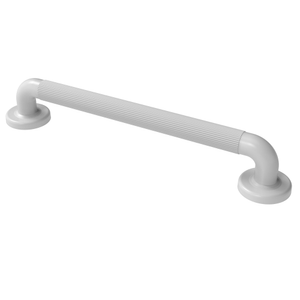 Nymas NymaPRO Plastic Fluted Grab Rail with Concealed Fixings 450mm Length - White
