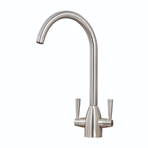 Orbit Marlo Kitchen Sink Mixer Tap Dual Handle - Brushed Nickel