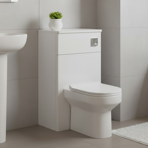 Nuie Classique Back to Wall WC Toilet Unit 500mm Wide - Satin White