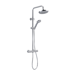 Nuie Round Bar Mixer Shower with Shower Kit and Fixed Head