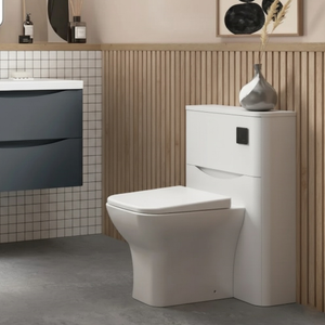 Nuie Lunar Back to Wall WC Toilet Unit 550mm Wide - Satin White