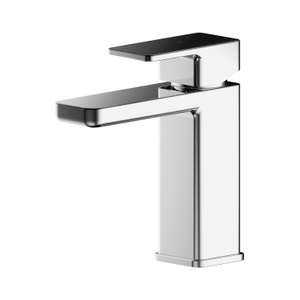 Nuie Windon Mono Basin Mixer Tap with Push Button Waste - Chrome