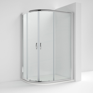 Nuie Ella Offset Quadrant Shower Enclosure 1000mm x 800mm - 5mm Glass