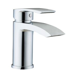 RAK Curve Mono Basin Mixer Tap with Clicker Waste - Chrome