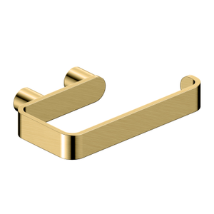 RAK Petit Round Toilet Paper Holder 135mm Wide - Brush Gold