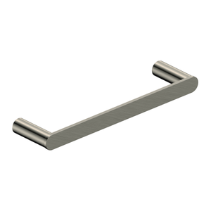 RAK Petit Round Towel Bar 240mm Wide - Brushed Nickel