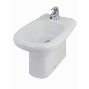 RAK Compact Back to Wall Bidet 510mm Projection 1 Tap Hole (Tap Not Included)