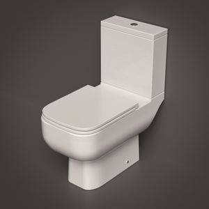 RAK Series 600 Close Coupled Toilet with Soft Close Slim Sandwich Seat