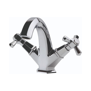 RAK Washington Mono Basin Mixer Tap Dual Handle - Chrome