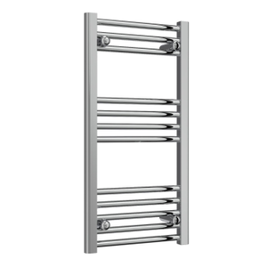 Reina Capo Straight Heated Towel Rail 800mm H x 400mm W Chrome