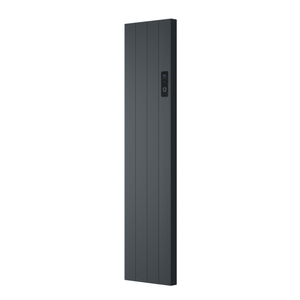Reina Nika Designer Electric Vertical Radiator 1600mm H x 362mm W - Anthracite