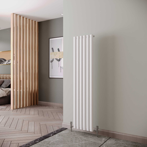 Reina Neva Designer Radiator 1500mm H x 236mm W Single White
