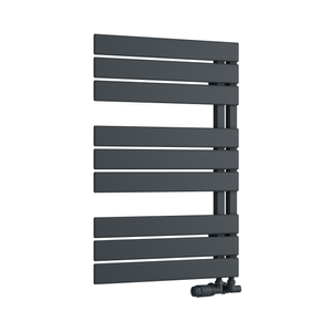 Reina Pettino Flat Panel Heated Towel Rail 823mm H x 550mm W - Anthracite