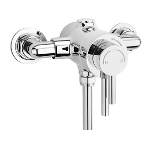 Sagittarius Ergo 22mm Inlet Exposed Thermostatic Shower Valve - Chrome