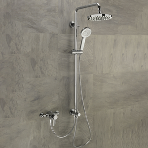Sagittarius Tropic Rigid Riser and Diverter Kit (Exposed) - Chrome