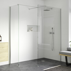 Signature Icon Chrome Walk-In Shower Enclosure 1500mm x 500mm