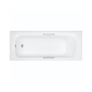 Trojan Granada II Rectangular Single Ended Bath with Twin Grips 1700mm x 700mm - 0 Tap Hole (inc Leg Set) 5mm