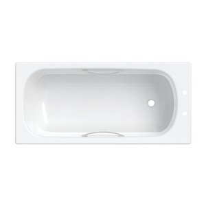 Twyford Celtic Single Ended Rectangular Bath Anti Slip 1600mm x 700mm 2 Tap Hole (inc Leg Set)