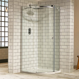 Verona Aquaglass+ Sphere Offset Quadrant Shower Enclosure 1000mm x 800mm RH - 8mm Glass
