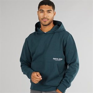 JACK & JONES Mens Vesterbro Side Hoodie Magical Forest