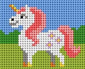 Kit canevas enfant - Petite licorne
